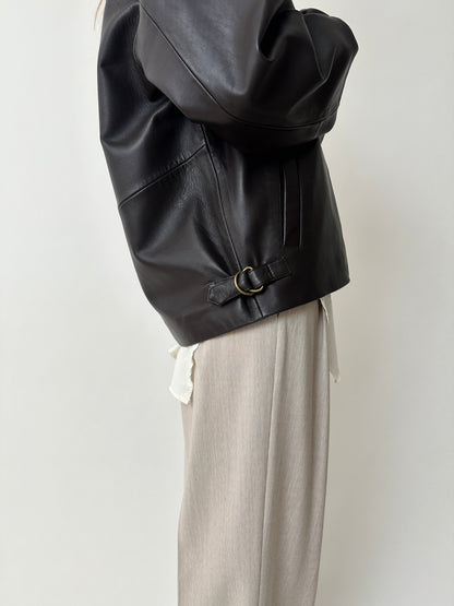 The Leather Jacket - 01 Dark Brown