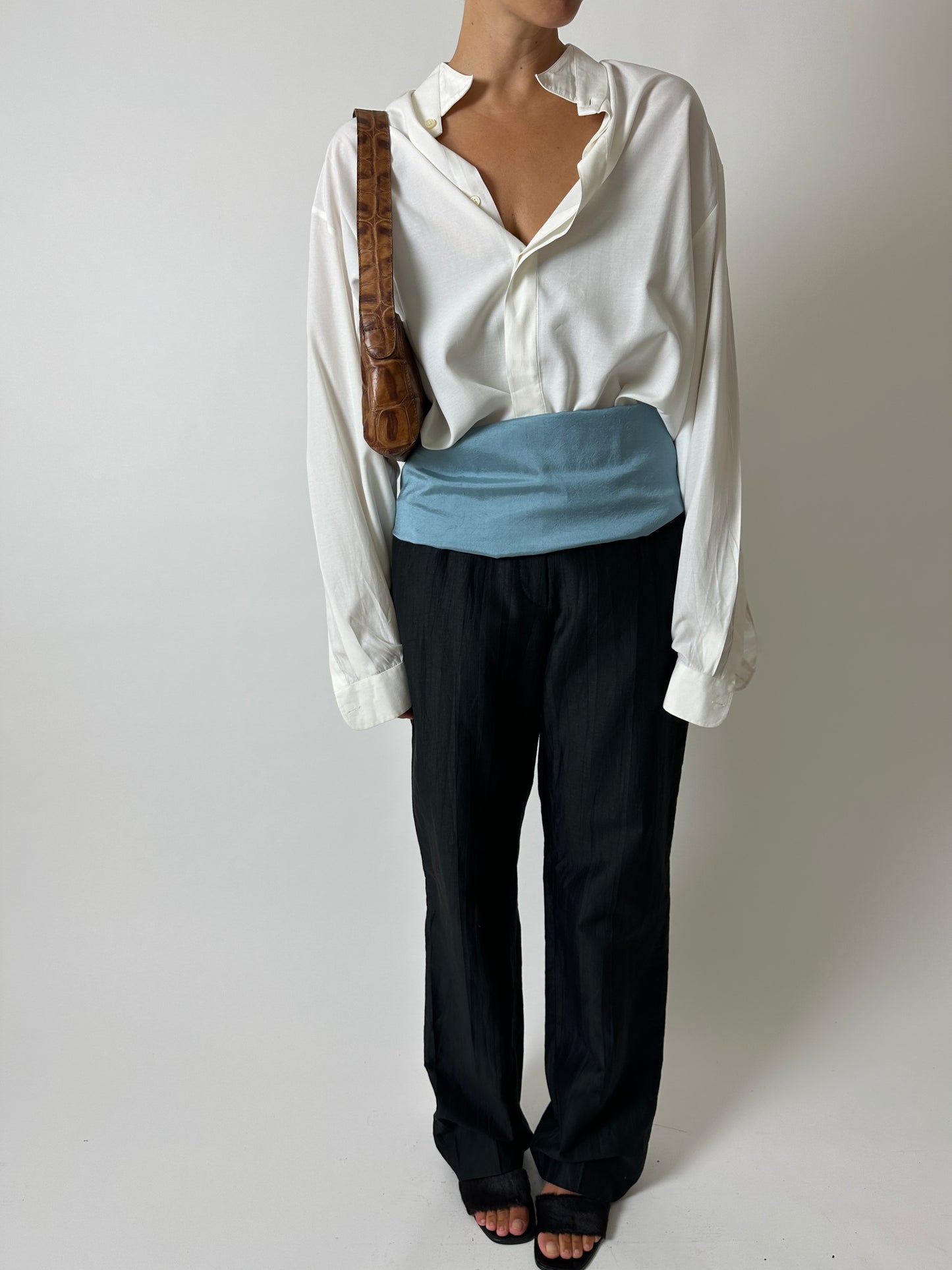 Tuxedo collar shirt | Off-White
