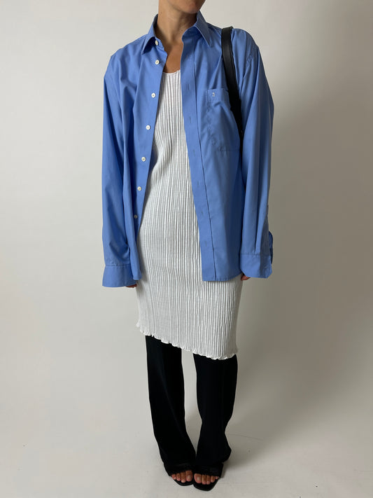 Relaxed cotton shirt | Light Blue
