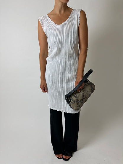 Pleated dress | Off white