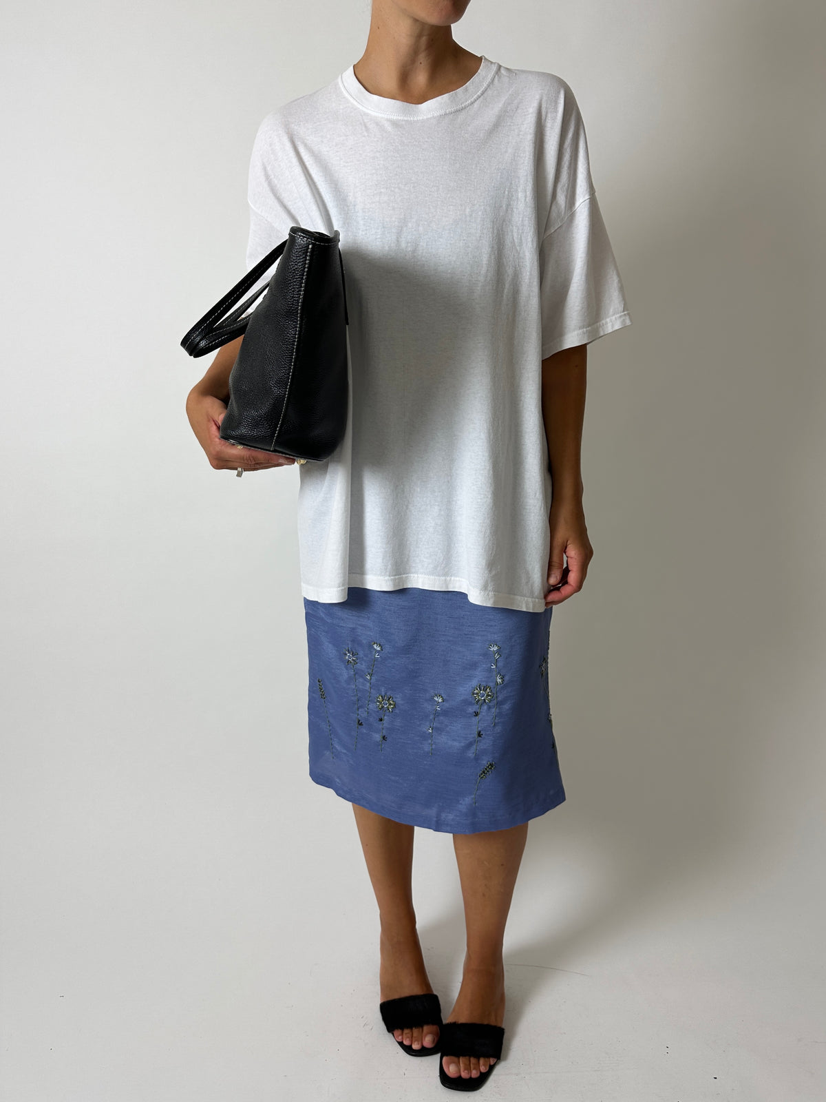 Sheer skirt | Blue