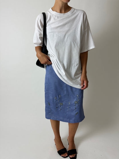 Sheer skirt | Blue