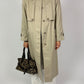 Long trench coat | Soft beige