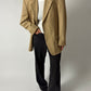 Oversized wool blazer | Soft Beige