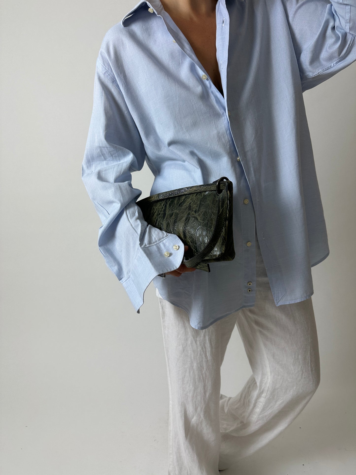 Classic cotton shirt | Light blue