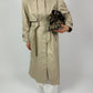 Long trench coat | Soft beige