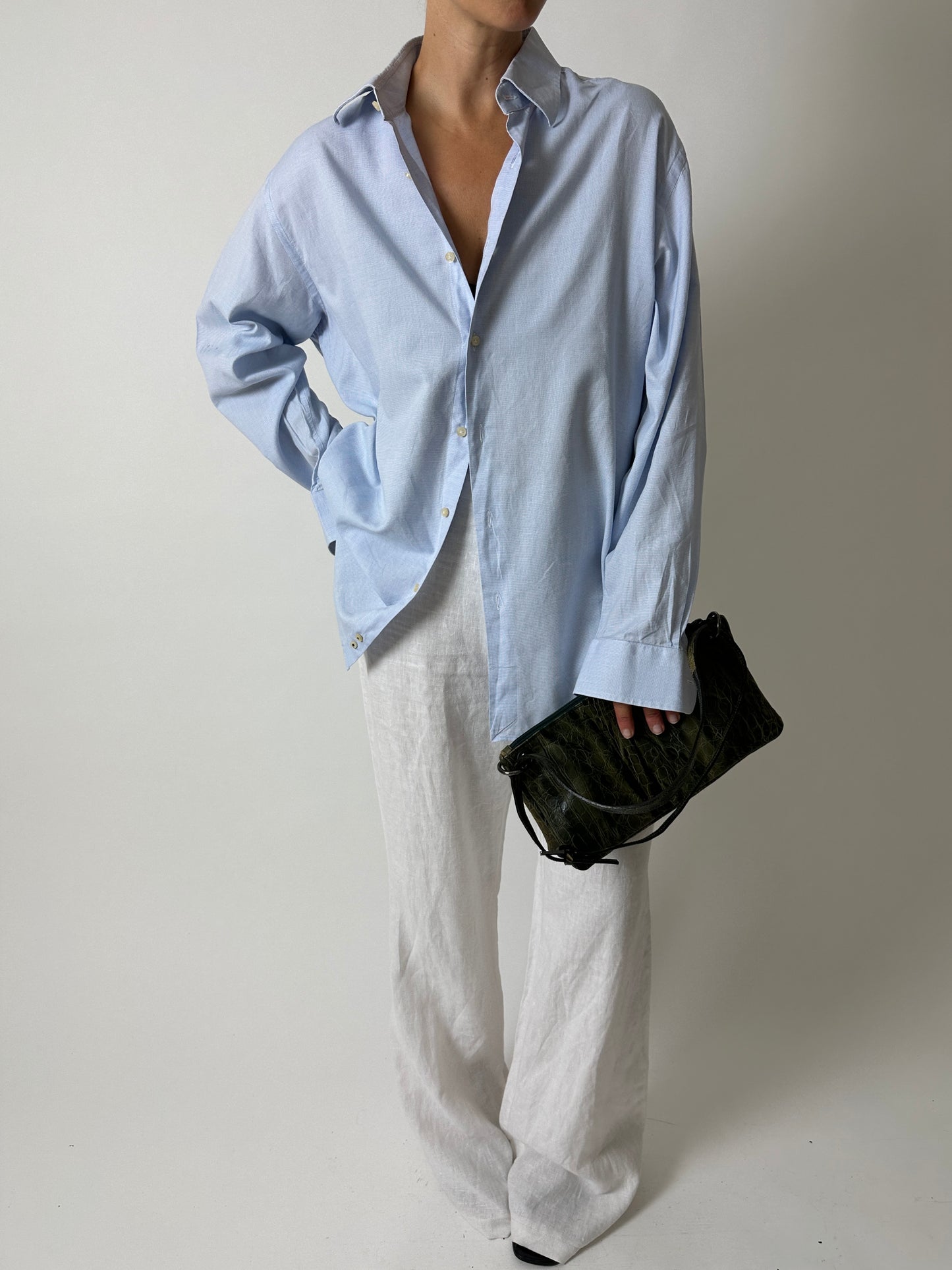 Classic cotton shirt | Light blue