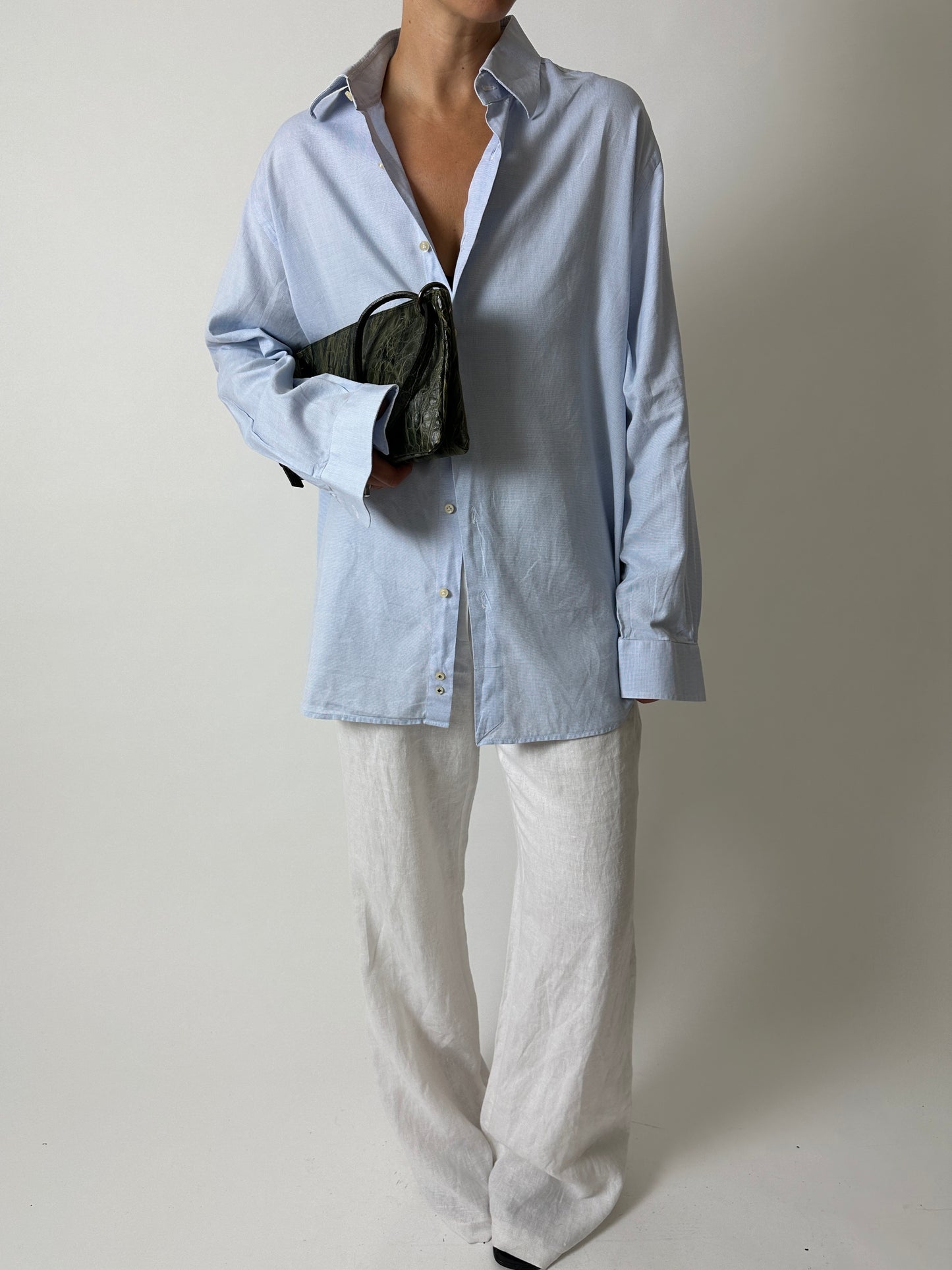 Classic cotton shirt | Light blue