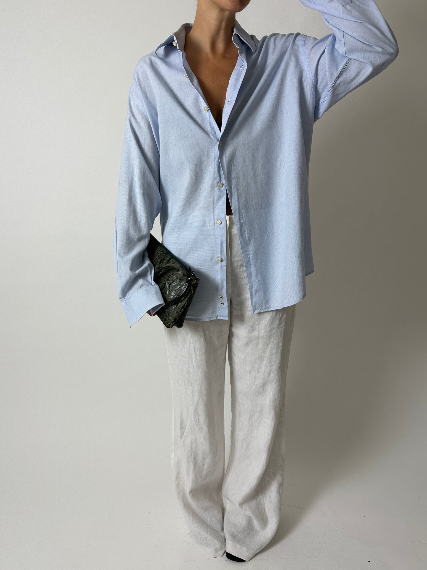 Classic cotton shirt | Light blue