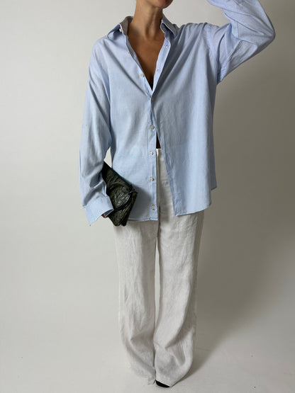 Classic cotton shirt | Light blue