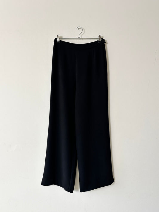 Wide leg pantalon | Black