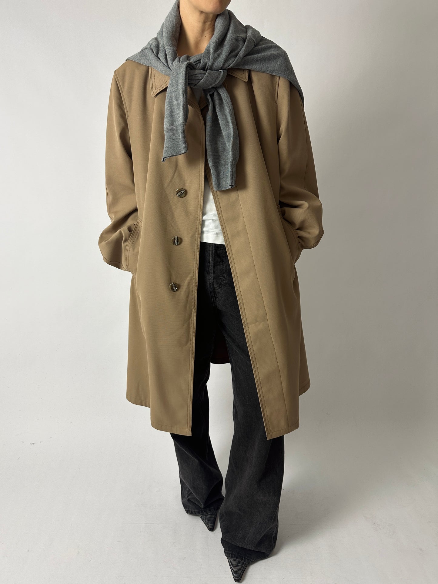 Wool blend jumper | Grey