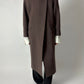 Long wool coat | Taupe