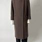 Long wool coat | Taupe