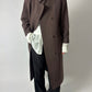 Long wool coat | Taupe