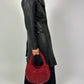 Long leather coat | Black
