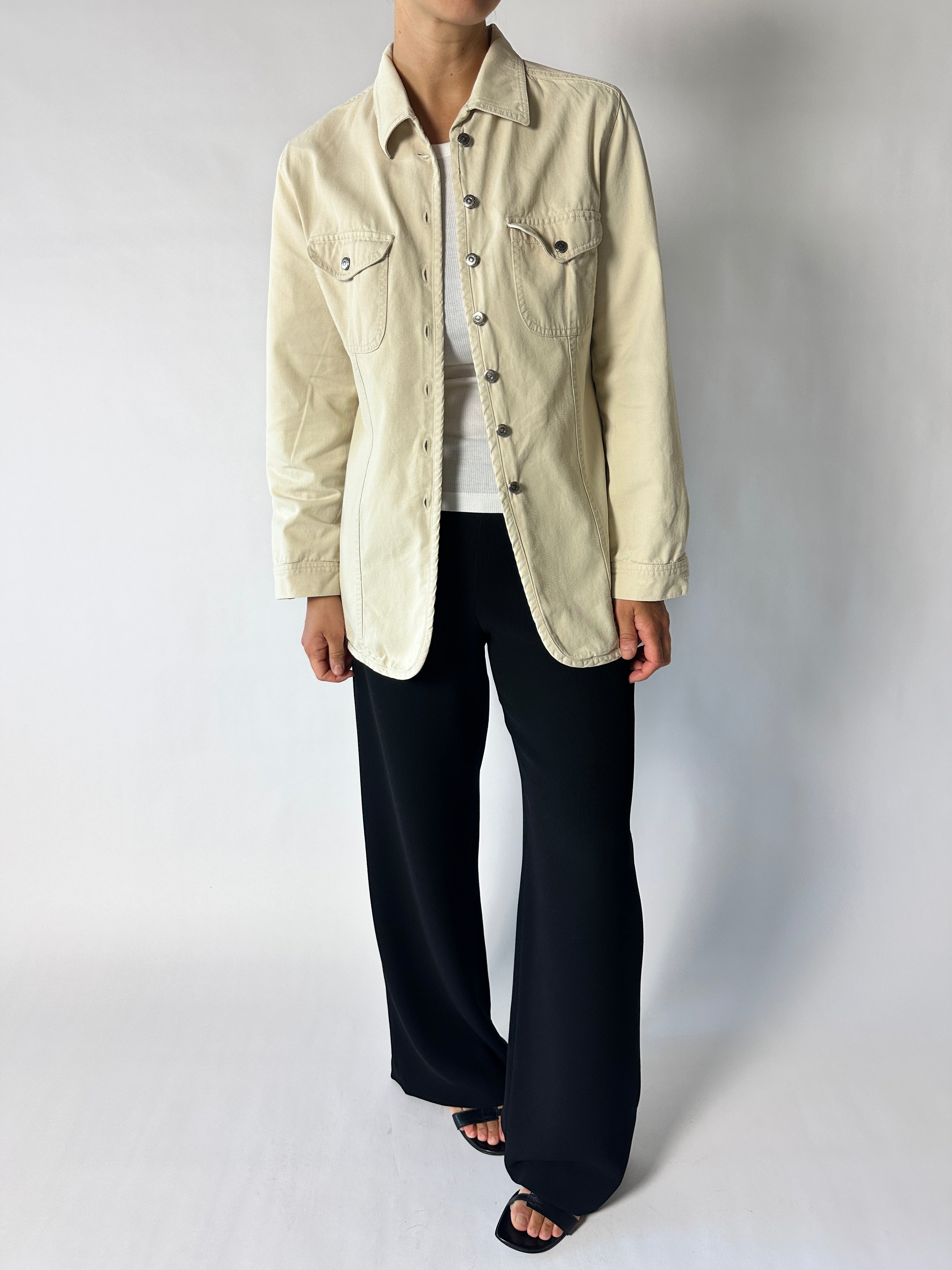 ナンバーナイン 90S 立ち上げ期　縮絨ウール変形背広JKT 00aw yohji yamamoto pour homme 縮絨 襟ニットデザイン