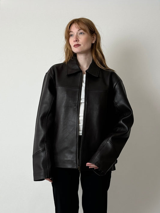 The Leather Jacket - 01 Dark Brown