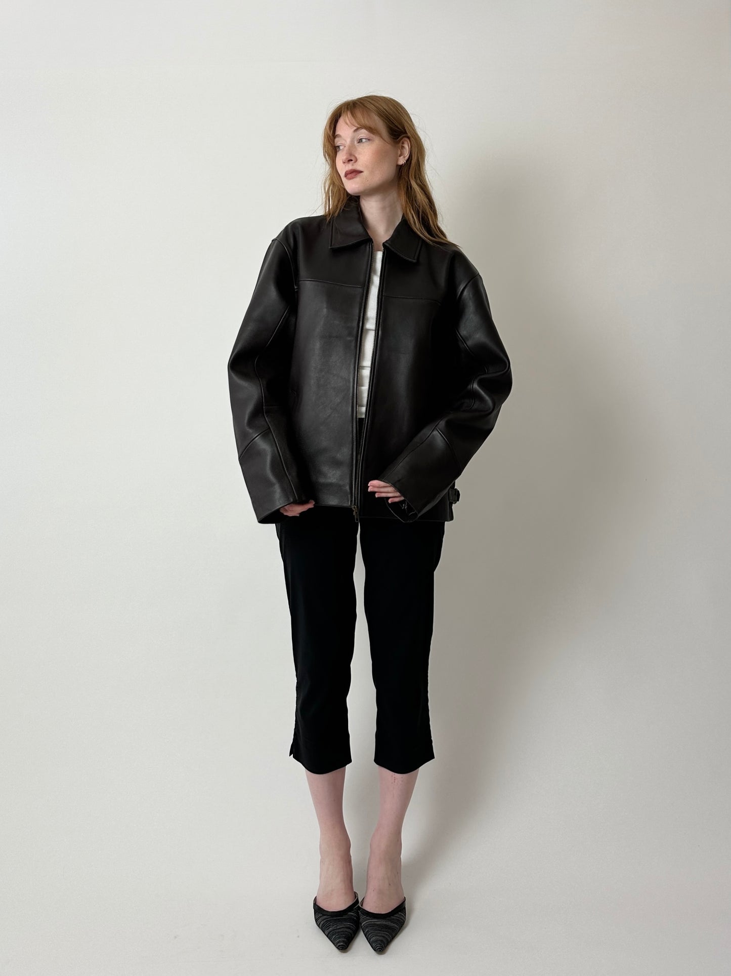 The Leather Jacket - 01 Dark Brown