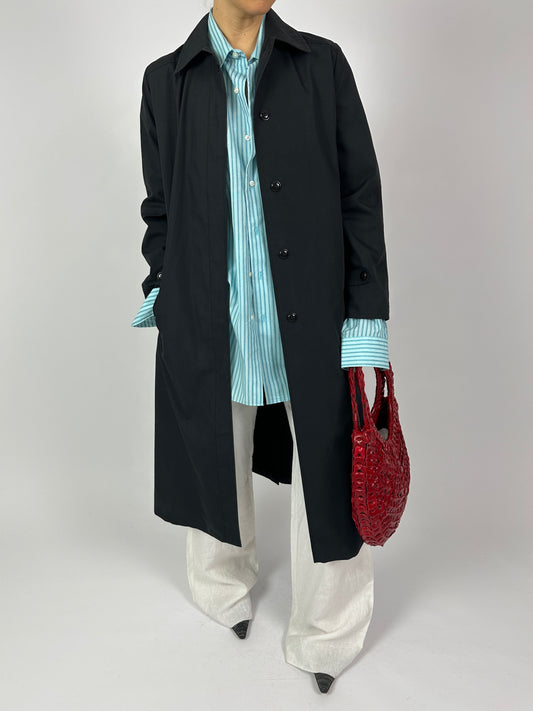 Long trench coat | Black