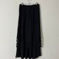 Sheer detailed skirt | Black