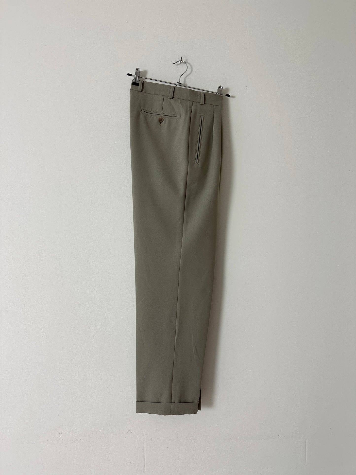 Tailored trousers | Green / Grey