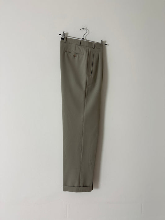 Tailored trousers | Green / Grey