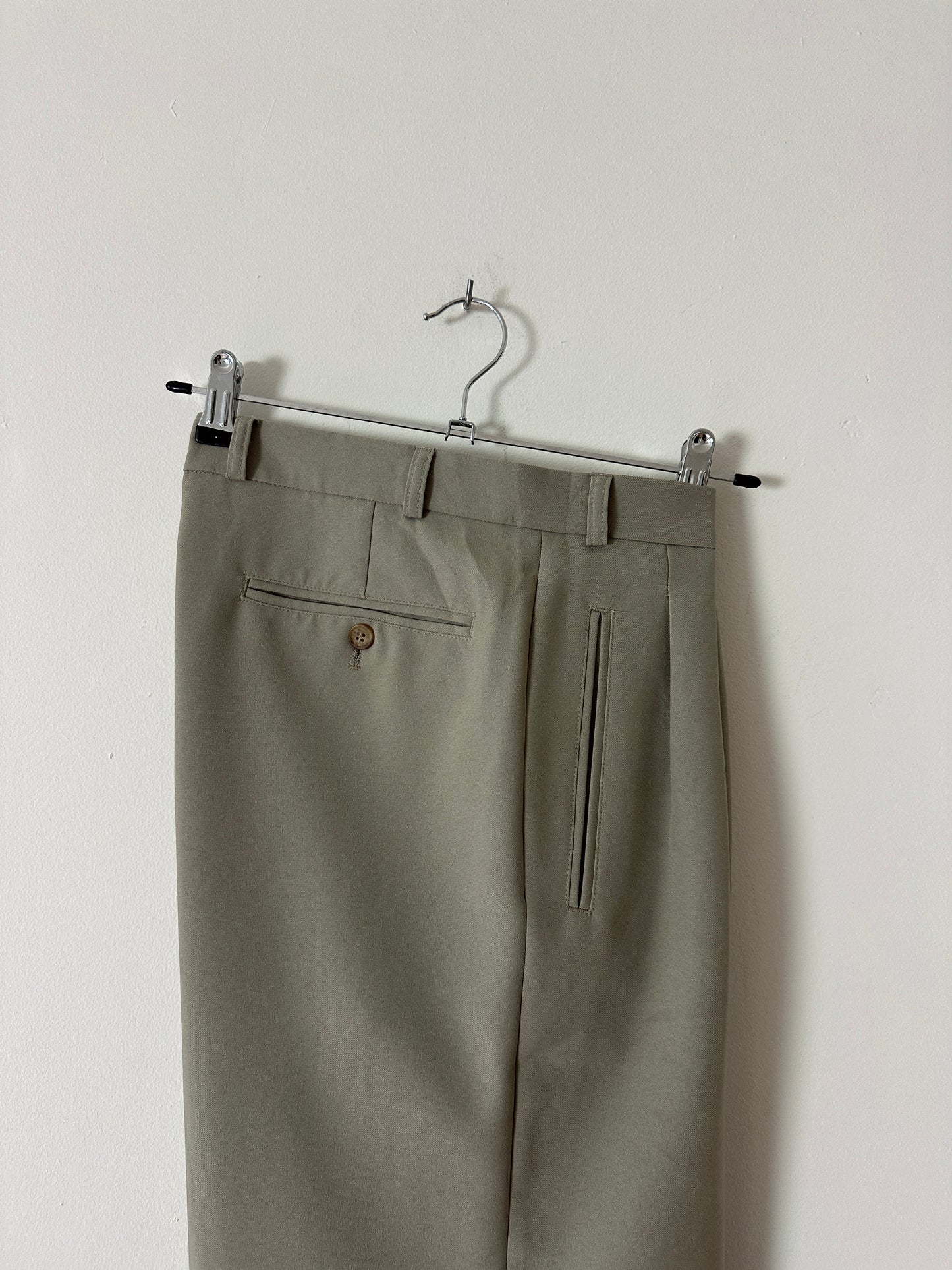 Tailored trousers | Green / Grey