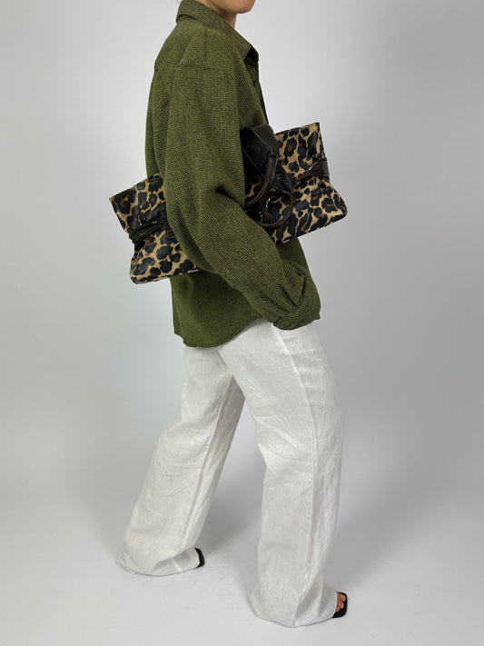 Woven shirt | Green / Black