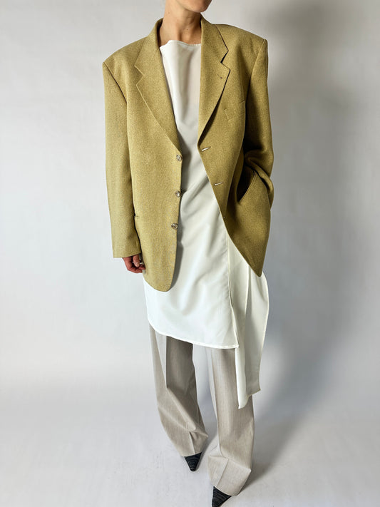 Oversized blazer | Ochre
