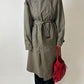 Oversized trench coat | Soft green