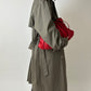 Oversized trench coat | Soft green