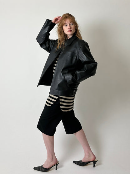The Leather Jacket - 01 Black