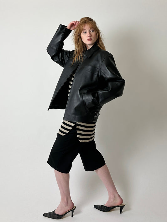 The Leather Jacket - 01 Black