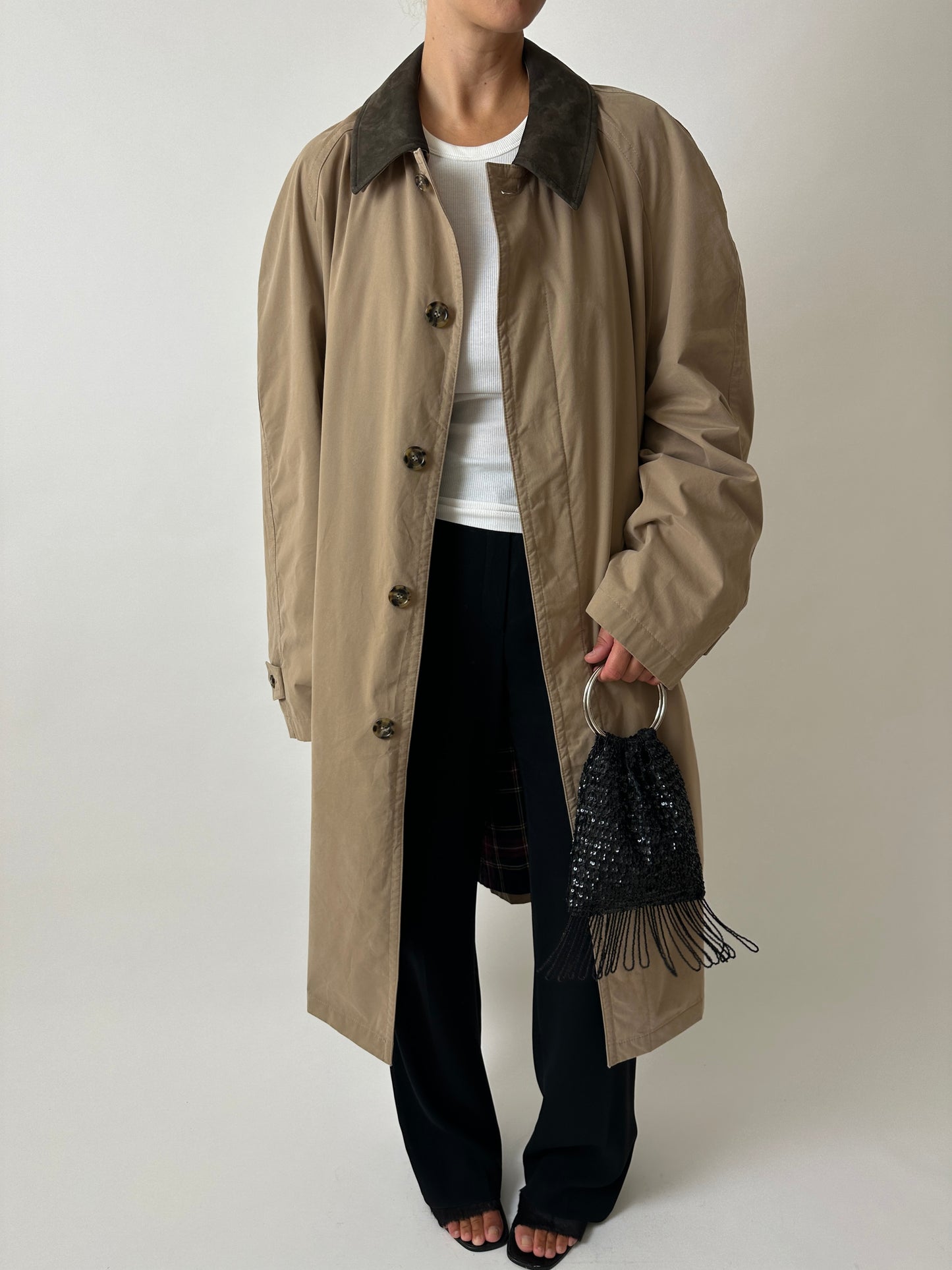 Long Mac coat | Beige