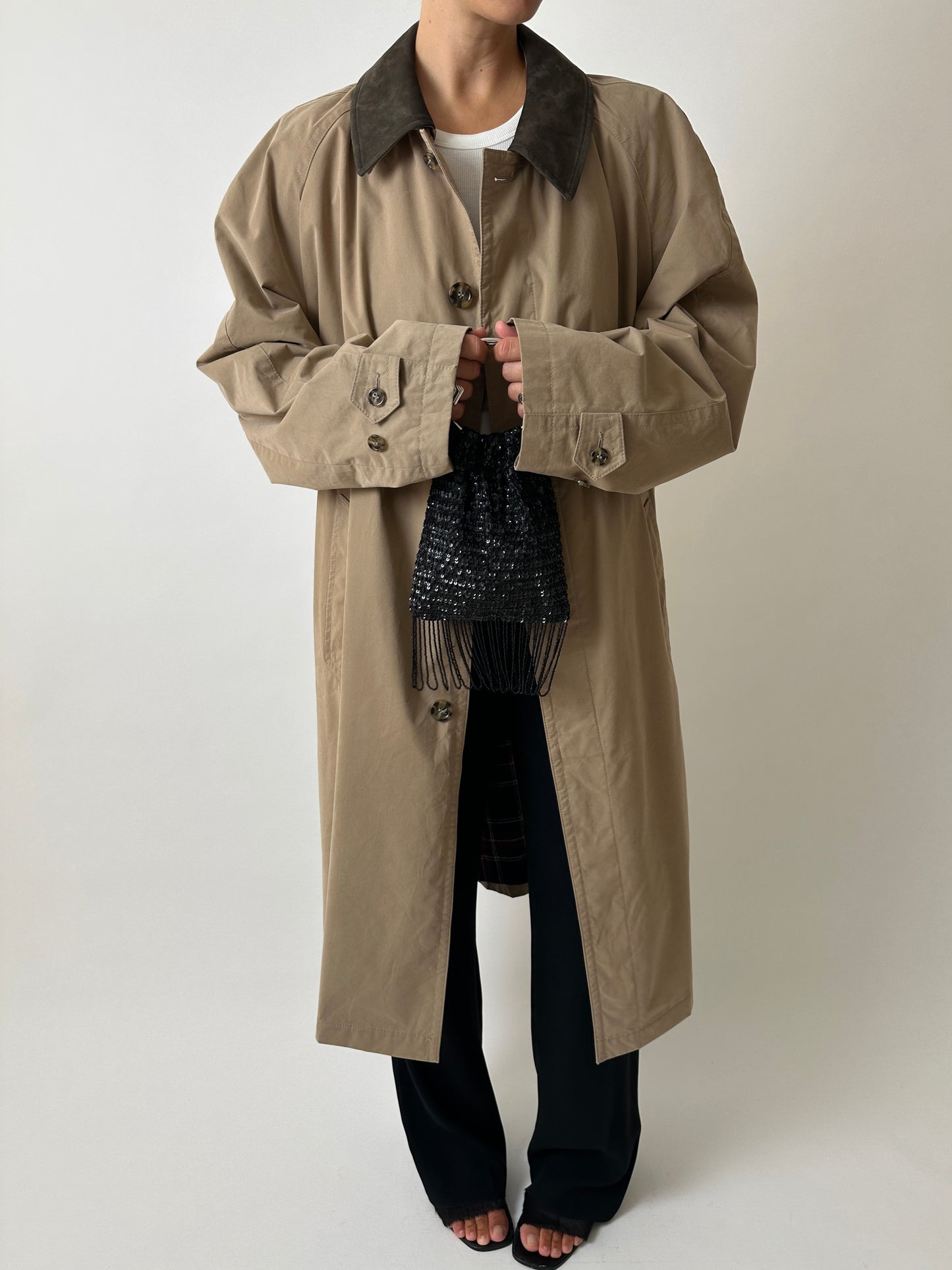 Long Mac coat | Beige