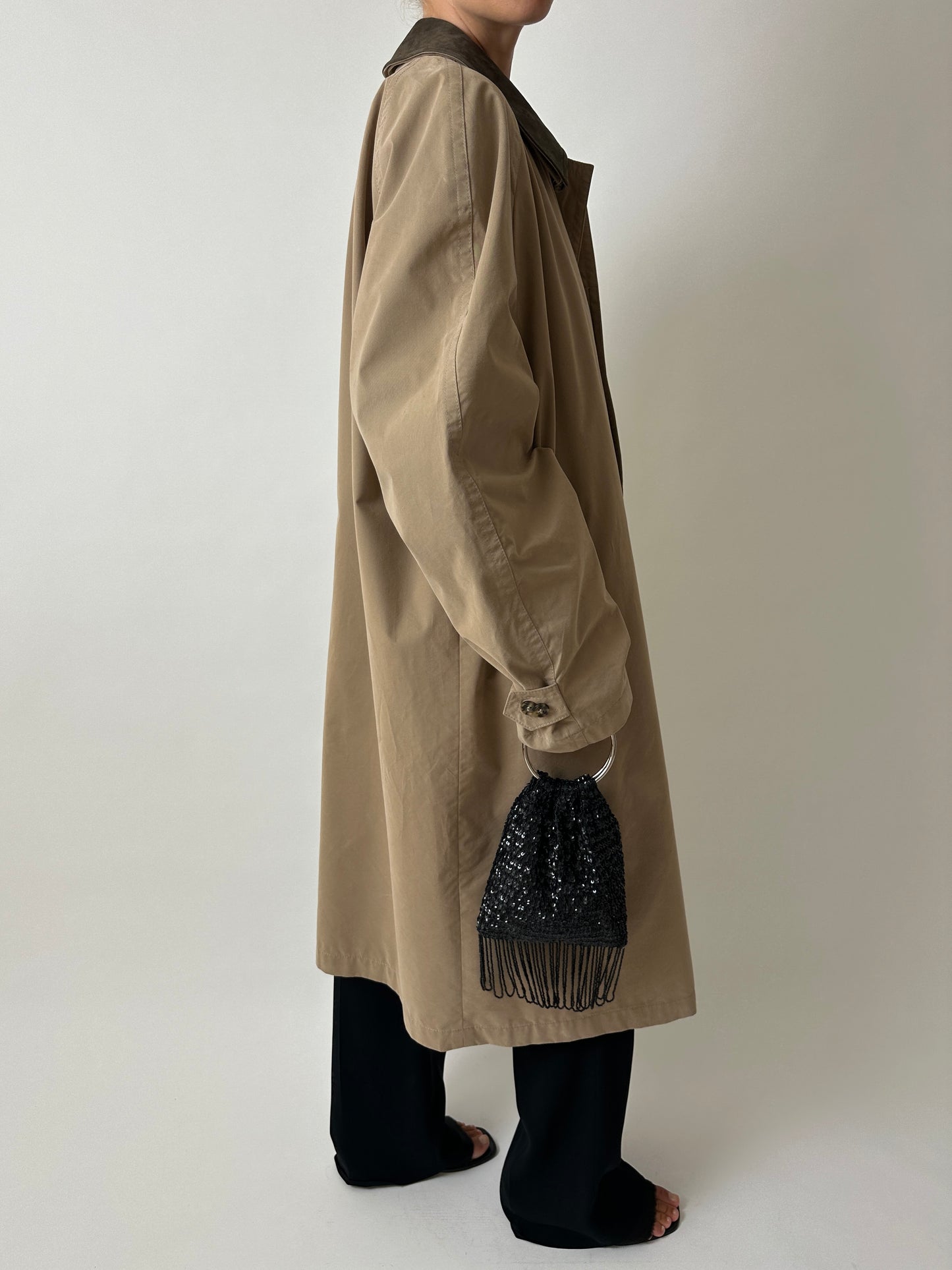 Long Mac coat | Beige