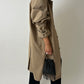 Long Mac coat | Beige