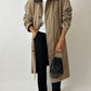 Long Mac coat | Beige
