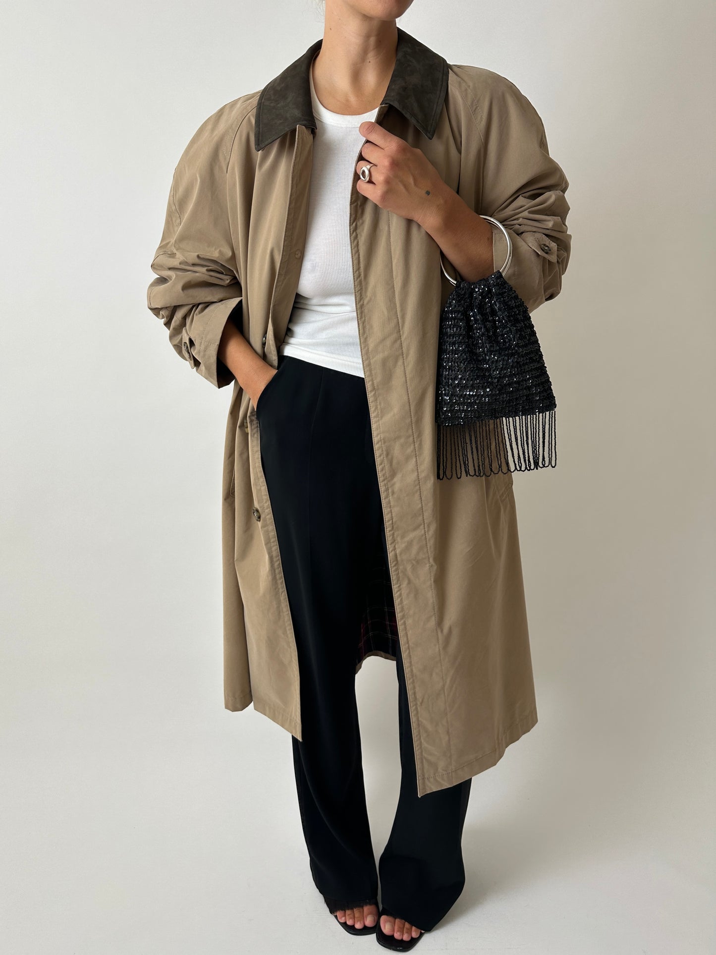 Long Mac coat | Beige