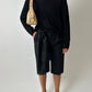 Knitted sweater | Black