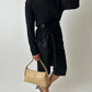 Silk sheer scarf | Black
