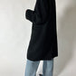 Long wool coat | Black