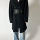 Long wool coat | Black