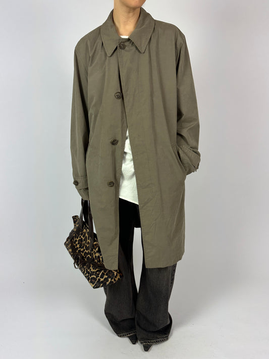 Long mac coat | Green