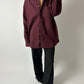 Oversized cotton shirt | Bordeaux