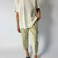 Cropped trousers | Soft beige