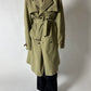 Long trench coat | Khaki green