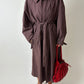 Oversized trench coat | Plum