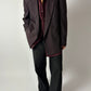 Double-breasted blazer | Deep Bordeaux